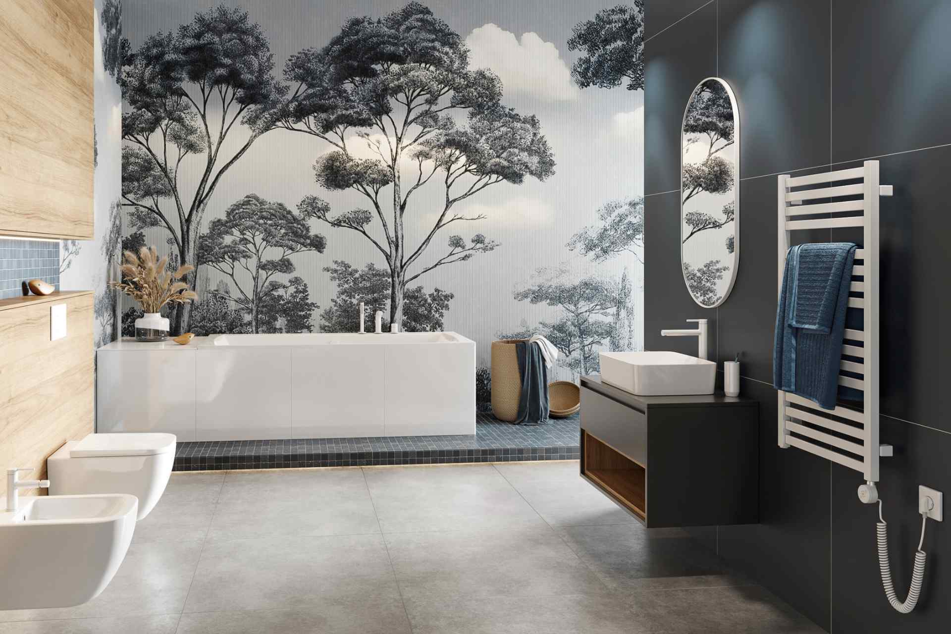 в продаже Полотенцесушитель Excellent Horos 96x50 см, белый (GREX.HO96.WH) - фото 3