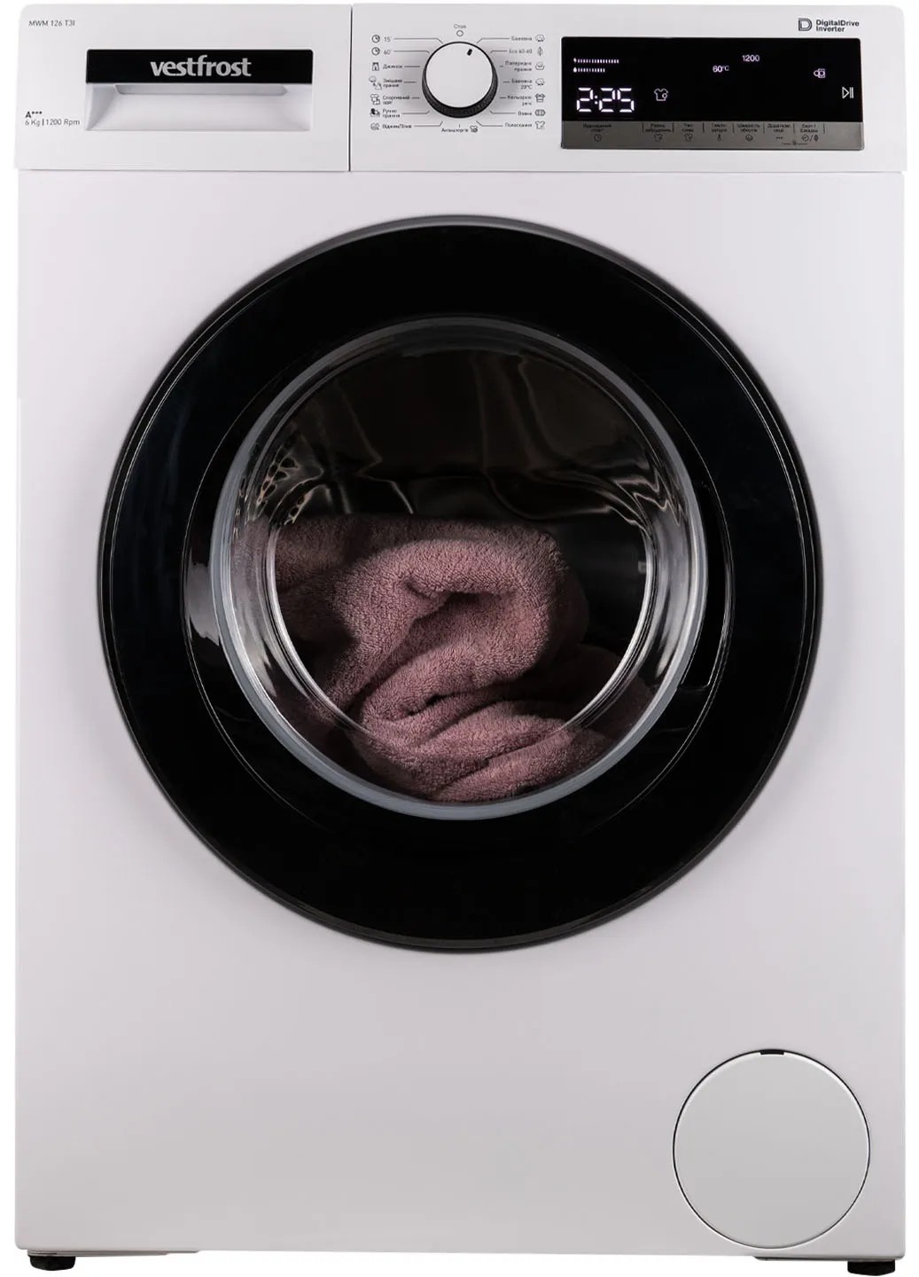 Стиральная машина Vestfrost MWM 126 T3I цена 11555 грн - фотография 2
