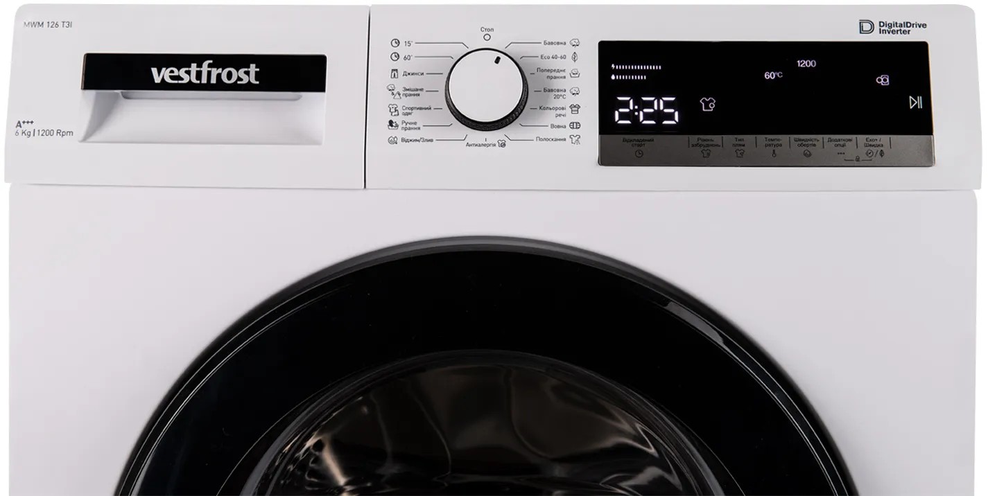 в продаже Стиральная машина Vestfrost MWM 126 T3I - фото 3