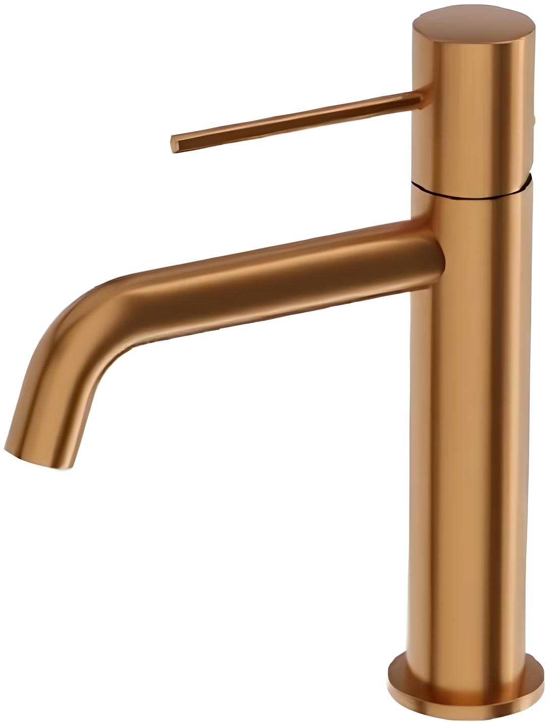 Смеситель для умывальника Lavita Orion brushed copper (5900378357377)