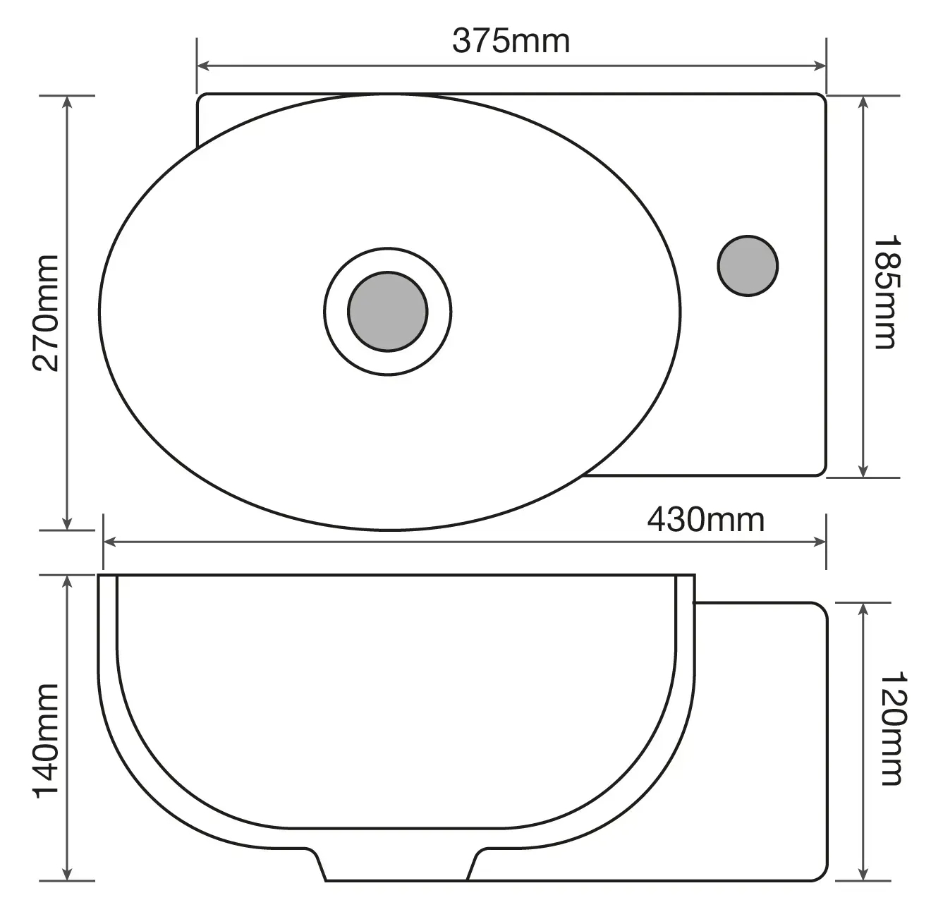 Mixxus Premium Diverse-1201-L (MP6507) Габаритні розміри