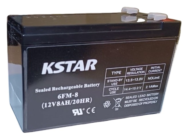 Аккумулятор KSTAR 12V 8.0Ah (6-FM-8) AGM Уценка