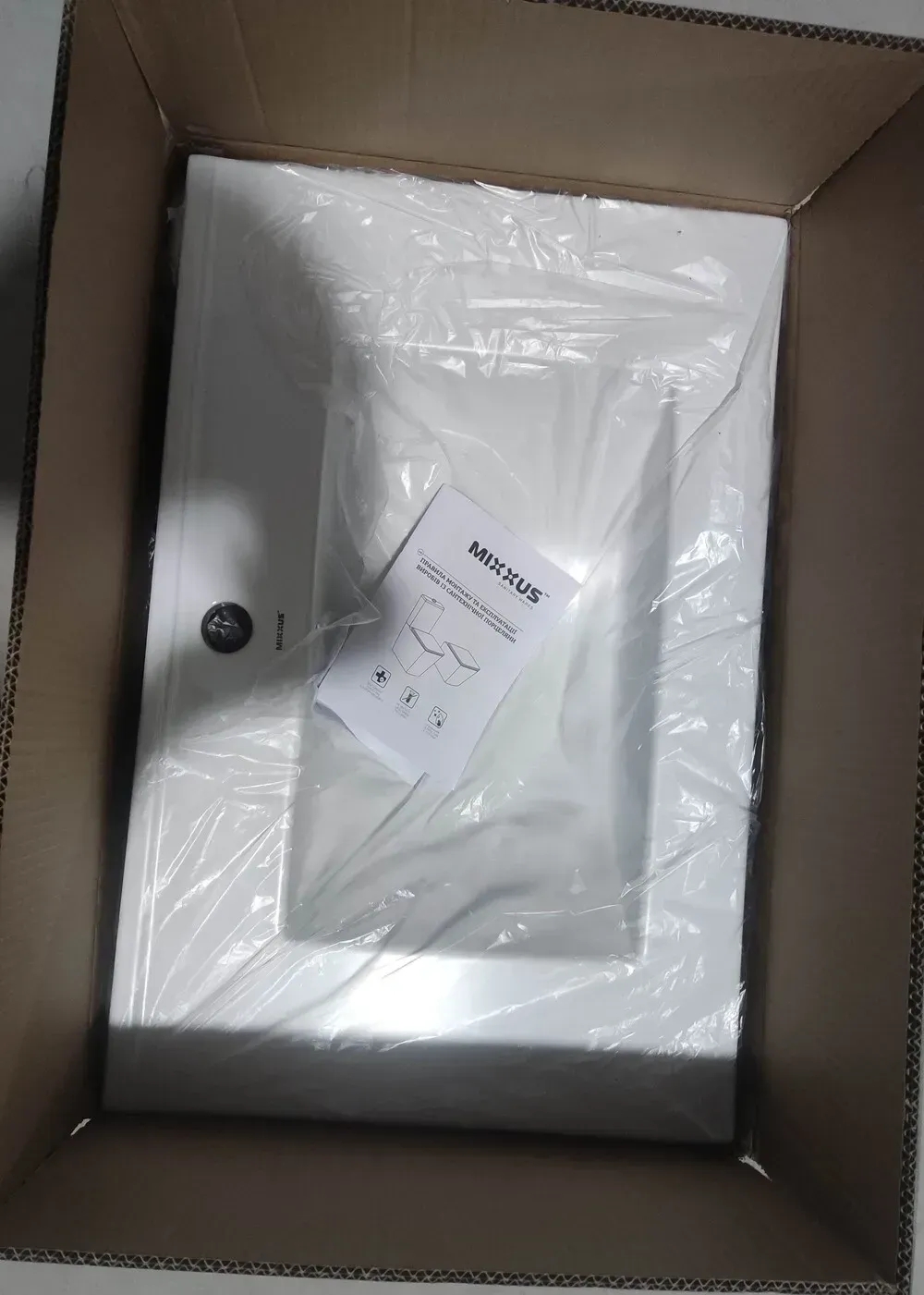 Раковина Mixxus Premium Cubic-1502 (MP6496) инструкция - изображение 6