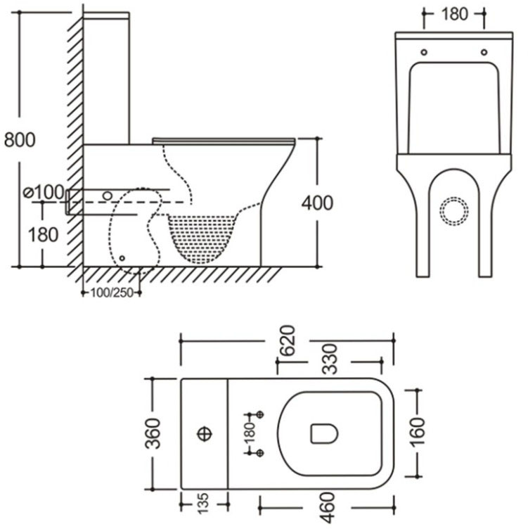 Mixxus STYLE-0403-R (MI6727) Габаритные размеры