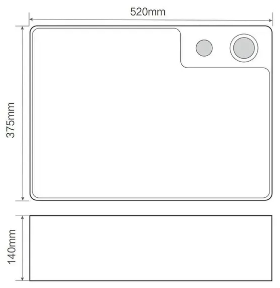 Mixxus Premium Style-0201 (MP6511) Габаритні розміри