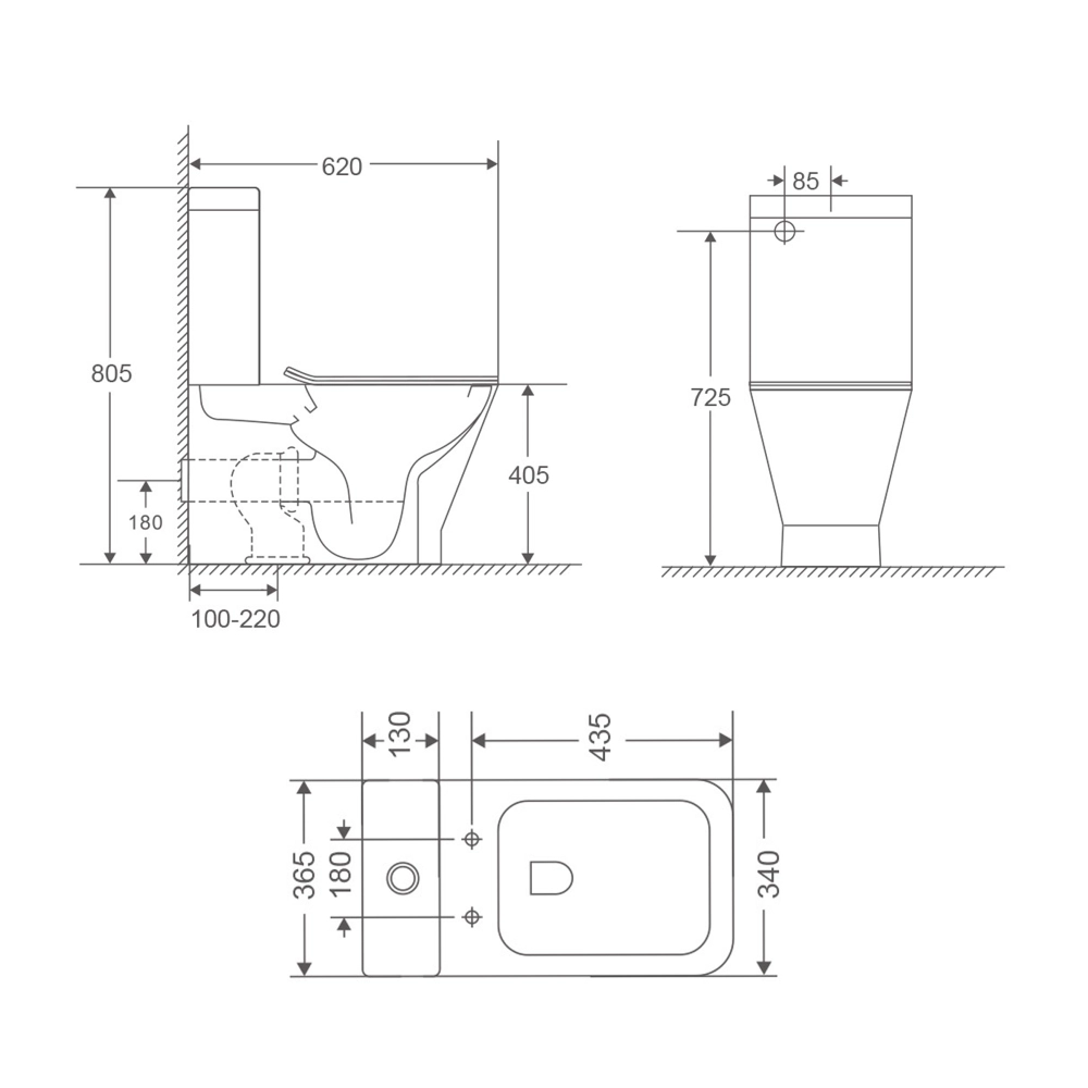 Mixxus Premium STYLE-0401-T3 (MP6601) Габаритные размеры
