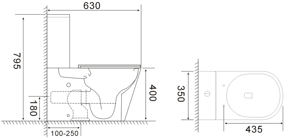 Mixxus BEVEL-0407-T1 (MI6690) Габаритні розміри