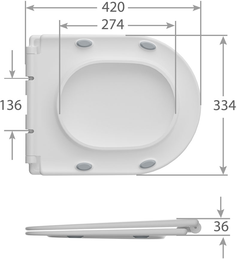 Mixxus BEVEL-0407-T1 (MI6690) Габаритні розміри