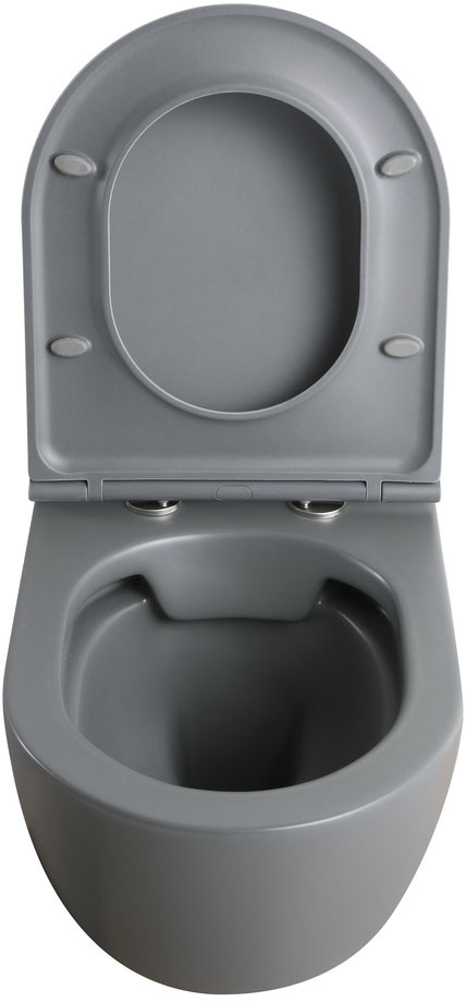 Унітаз підвісний Mixxus Premium TOPPER-0303-R GRAY (MP6657) огляд - фото 8