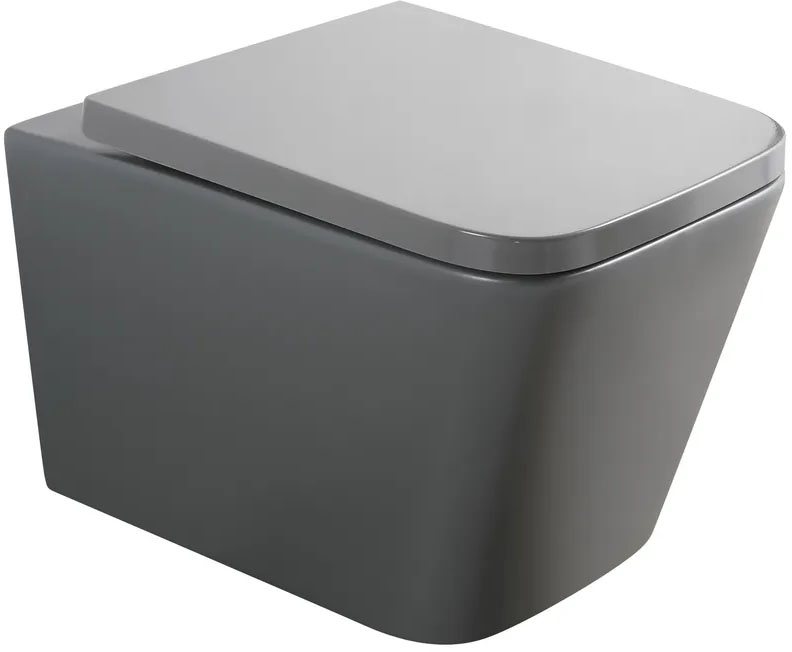 Унітаз підвісний Mixxus Premium QUADRO-0305-R GRAY (MP6656)