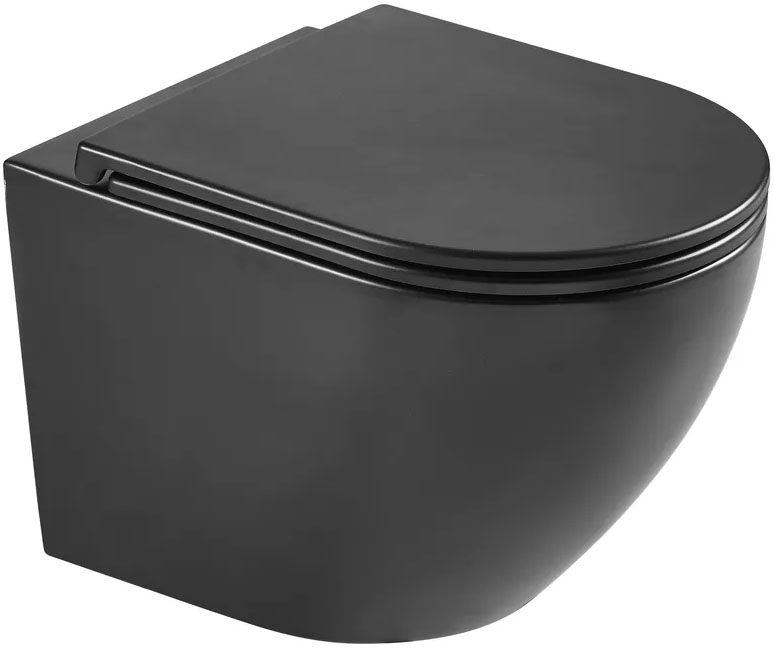Унітаз підвісний Mixxus Premium ELLIPSE-0303-T3 BLACK (MP6591)