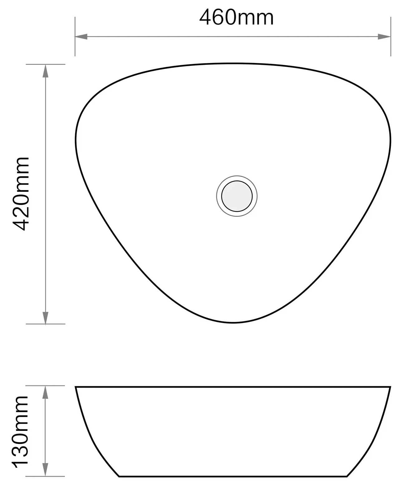 Mixxus Premium Wave-0104 (MP6534) Габаритні розміри