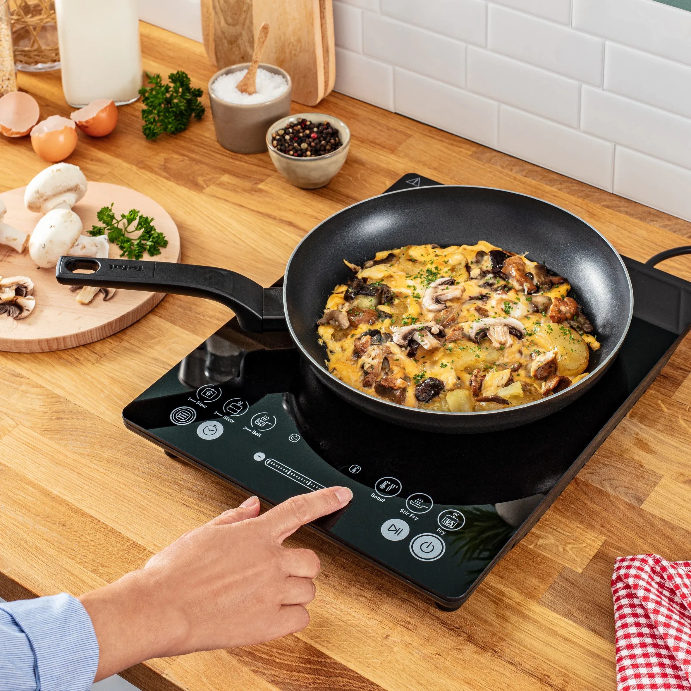 Плита настільна Tefal Everyday Slim IH2108E1 характеристики - фотографія 7