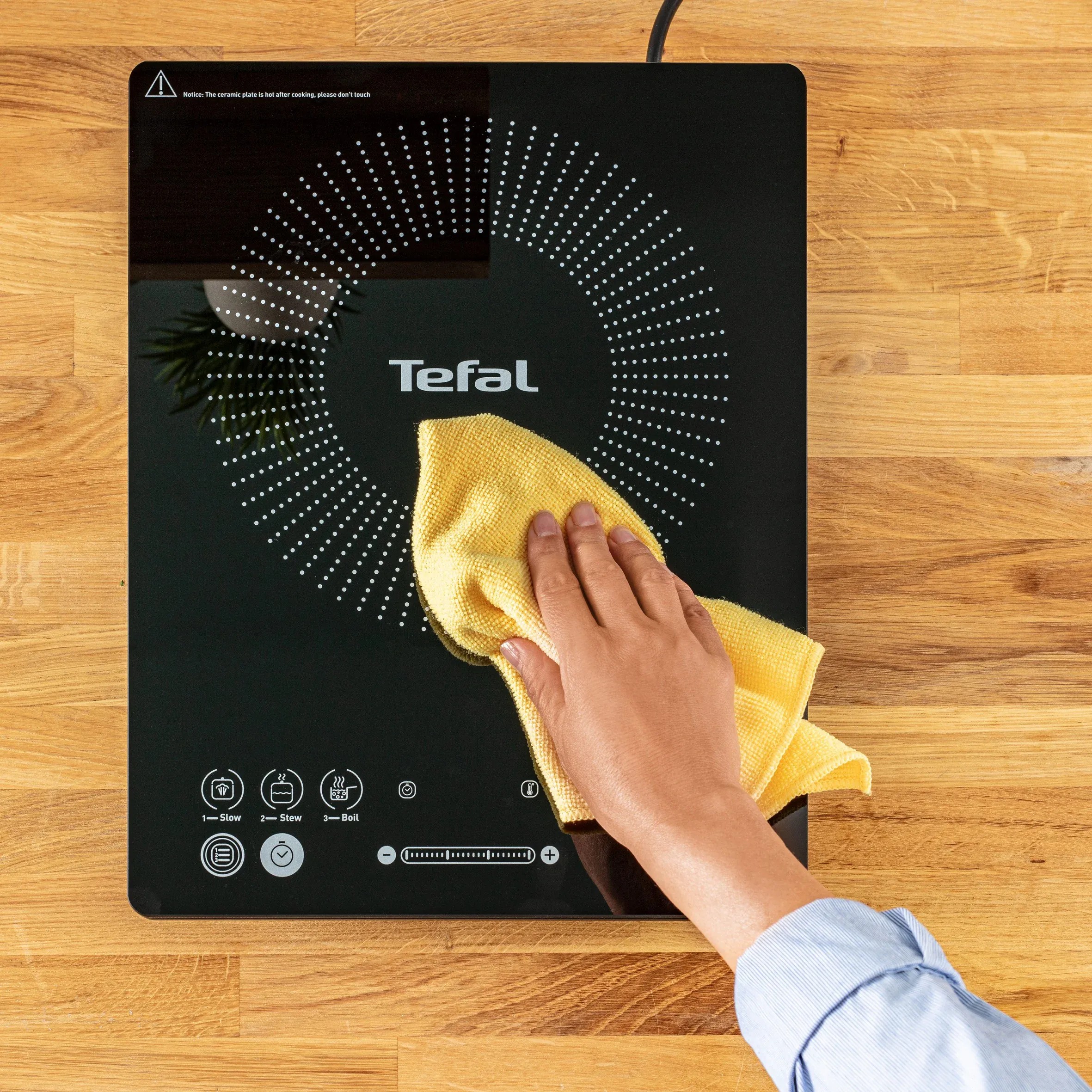 Плита настільна Tefal Everyday Slim IH2108E1 огляд - фото 8