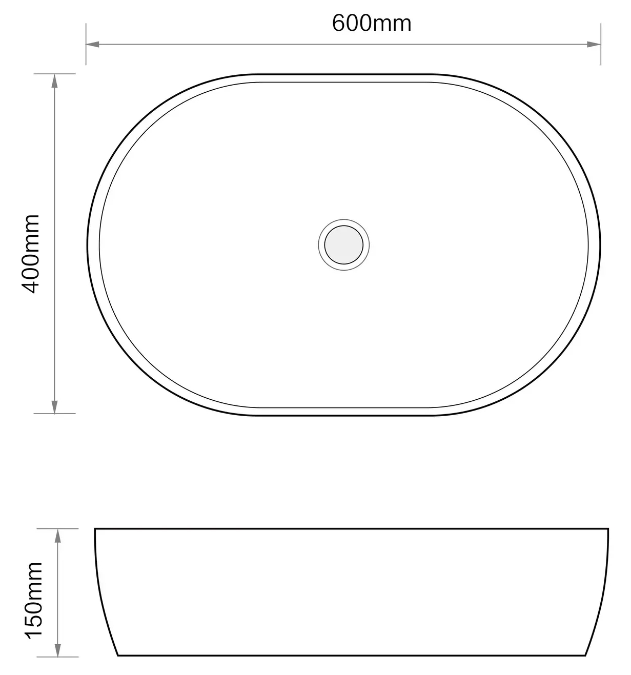 Mixxus Premium Ellipse-0105 (MP6564) Габаритні розміри