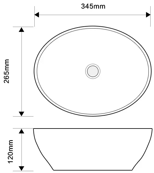 Mixxus Premium Ellipse-0107 (MP6525) Габаритные размеры
