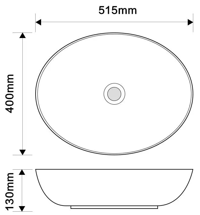 Mixxus Premium Ellipse-0102 (MP6552) Габаритні розміри