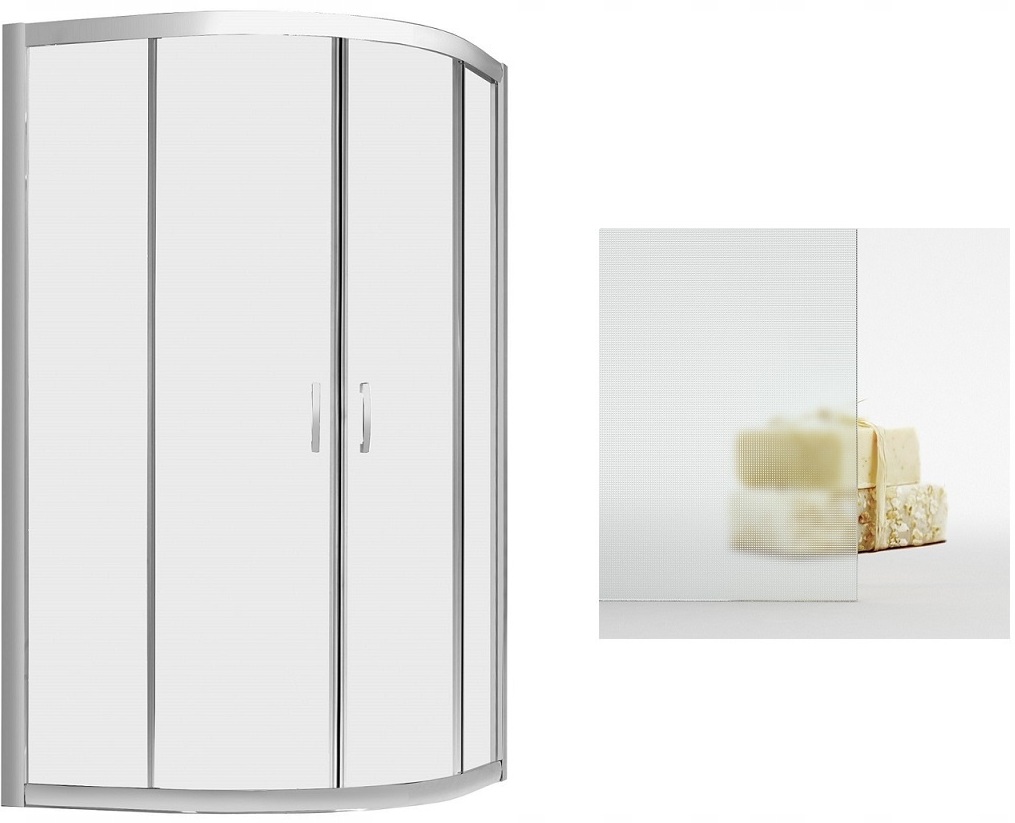 Двухдверная душевая кабина Radaway Premium Plus A 90x90 (30401-01-06N)
