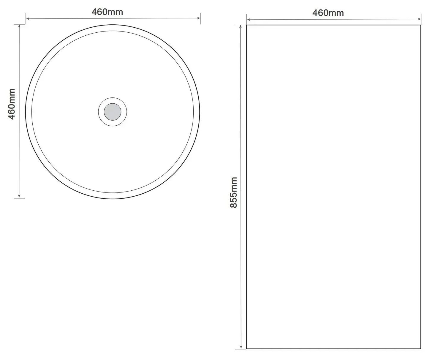 Mixxus Premium Ellipse-1101 (MP6573) Габаритные размеры