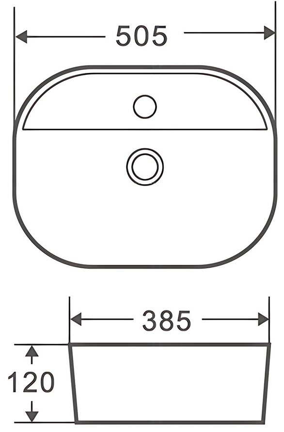 Mixxus Premium Ellipse-0203 (MP6678) Габаритні розміри