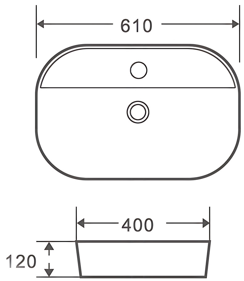 Mixxus Premium Ellipse-0204 (MP6679) Габаритні розміри