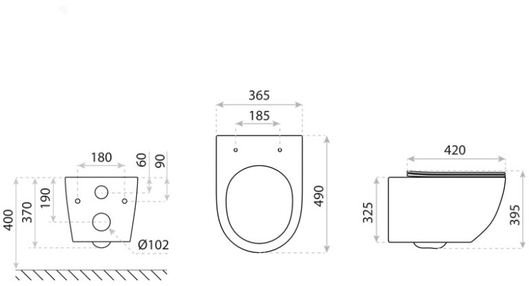 Lavita Sinto 3.0 (5900378356752) Габаритні розміри