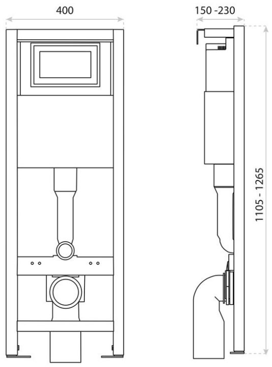 Lavita 40 см Lav 101 (5908211494838) Габаритные размеры