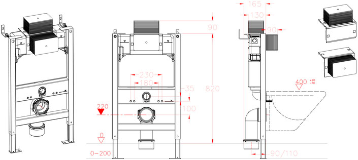 Koer KT-0403 (KR5313) Габаритные размеры