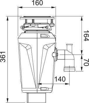Franke Slim 50 (134.0715.098) Габаритные размеры