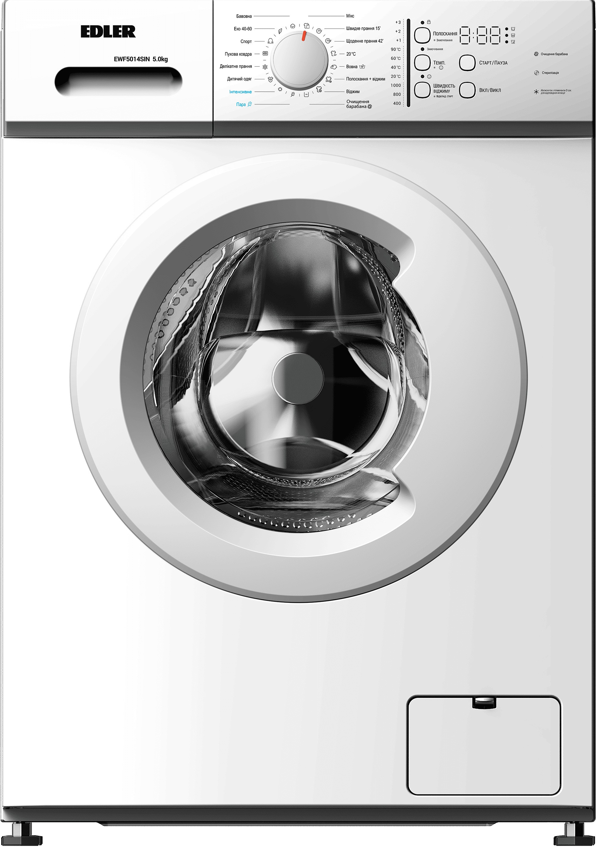Пральна машина Edler EWF5014SIN