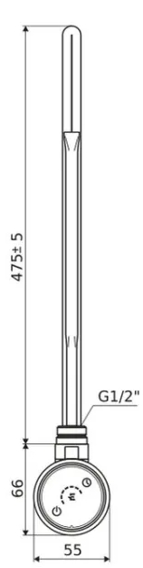 Excellent Westa 400W, чорний (GREX.400W.BL) Габаритні розміри