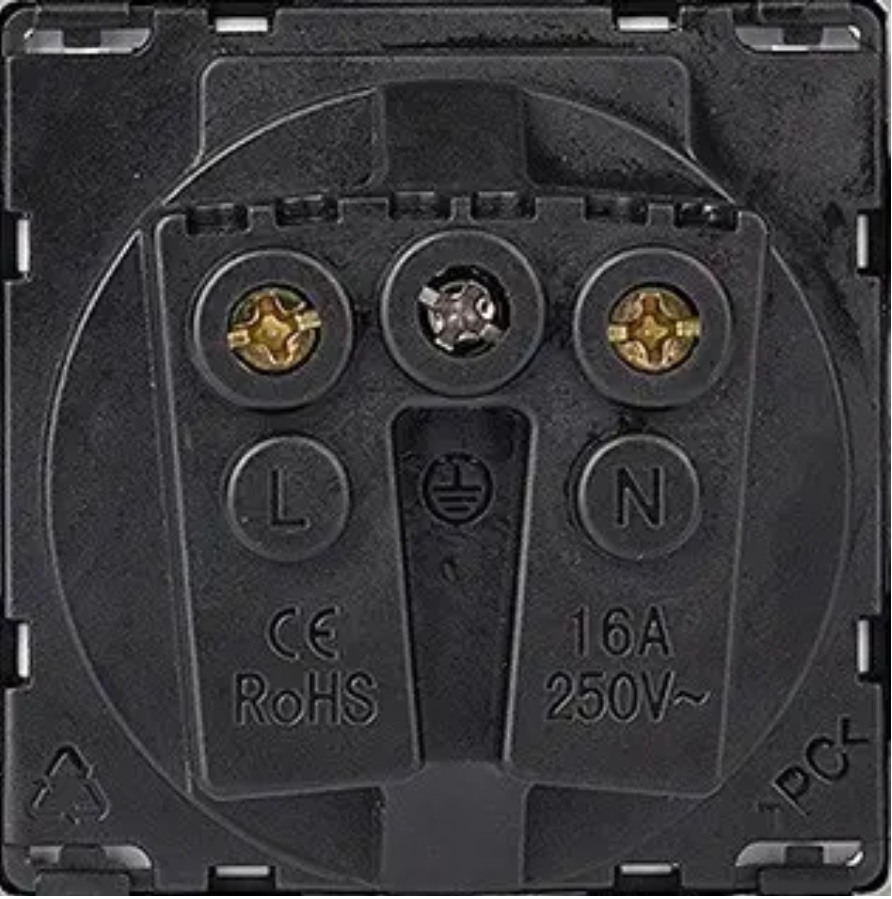 Терморегулятор + выключатель + розетка 1DAL P228-SW2G-TRWF-ST.BL отзывы - изображения 5