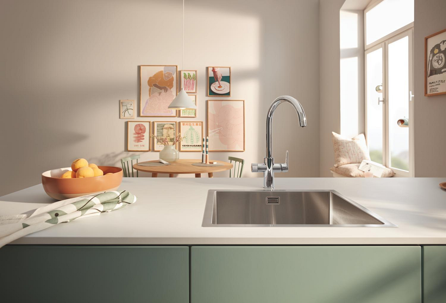 в продаже Смеситель для кухни Grohe Blue Pure BauCurve 30580000 - фото 3
