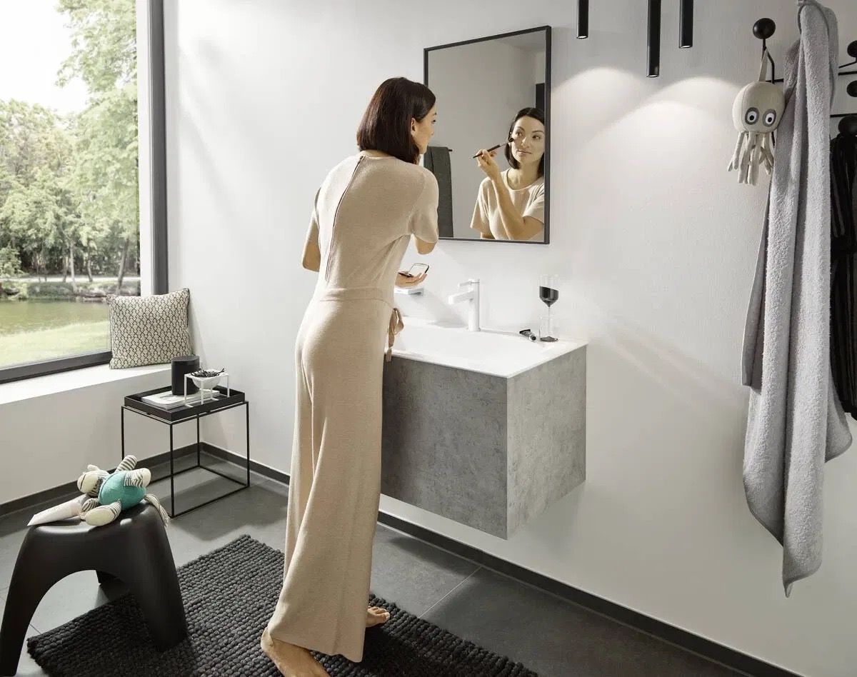в продажу Змішувач для умивальника Hansgrohe Finoris 110 White Matt (76023700) - фото 3