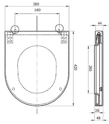 Kolo Solo 70117 Уцінка Габаритні розміри