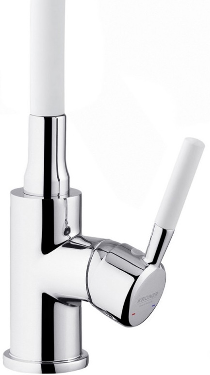 Смеситель для кухни Kroner KRM Kuche - C132WHI отзывы - изображения 5