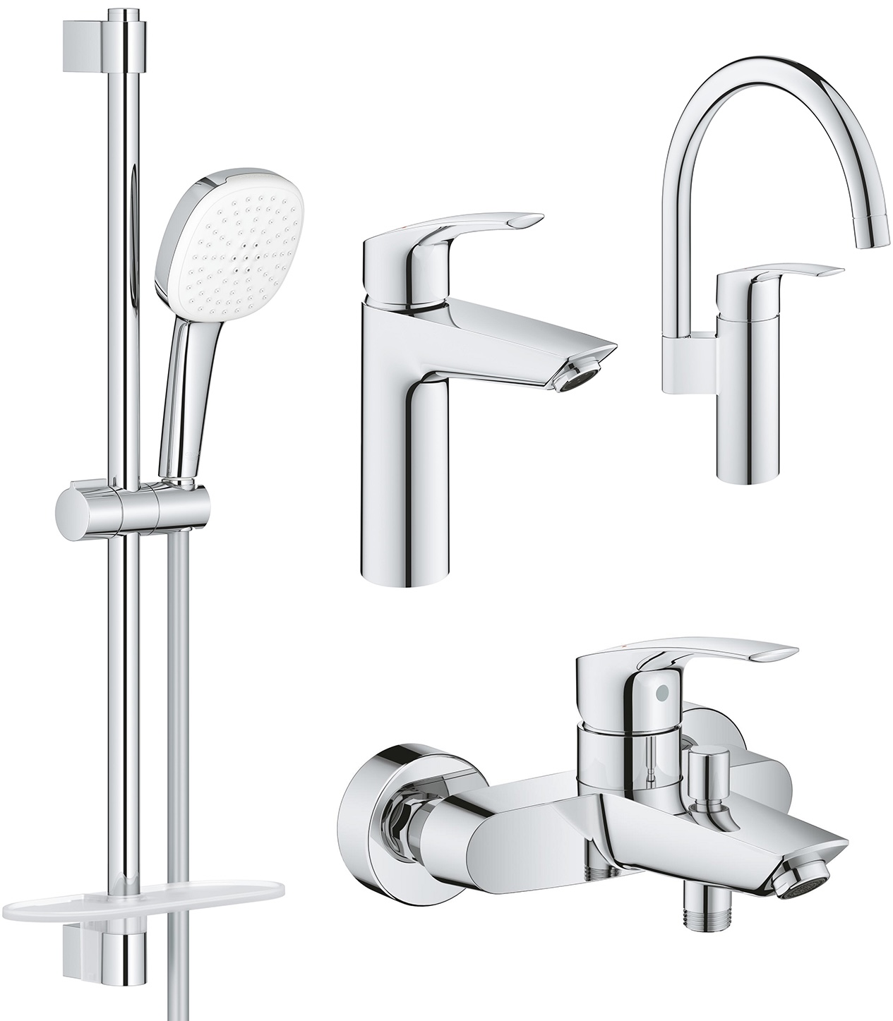 Набор смесителей Grohe Eurosmart UA123248M3
