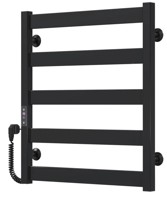 Рушникосушка Deffi Harmony ЧФ П5 500*600 Е Чорний, JD04, Ліве підключення (B.HR.60.50.5.E.B.L.2) ціна 5800 грн - фотографія 2
