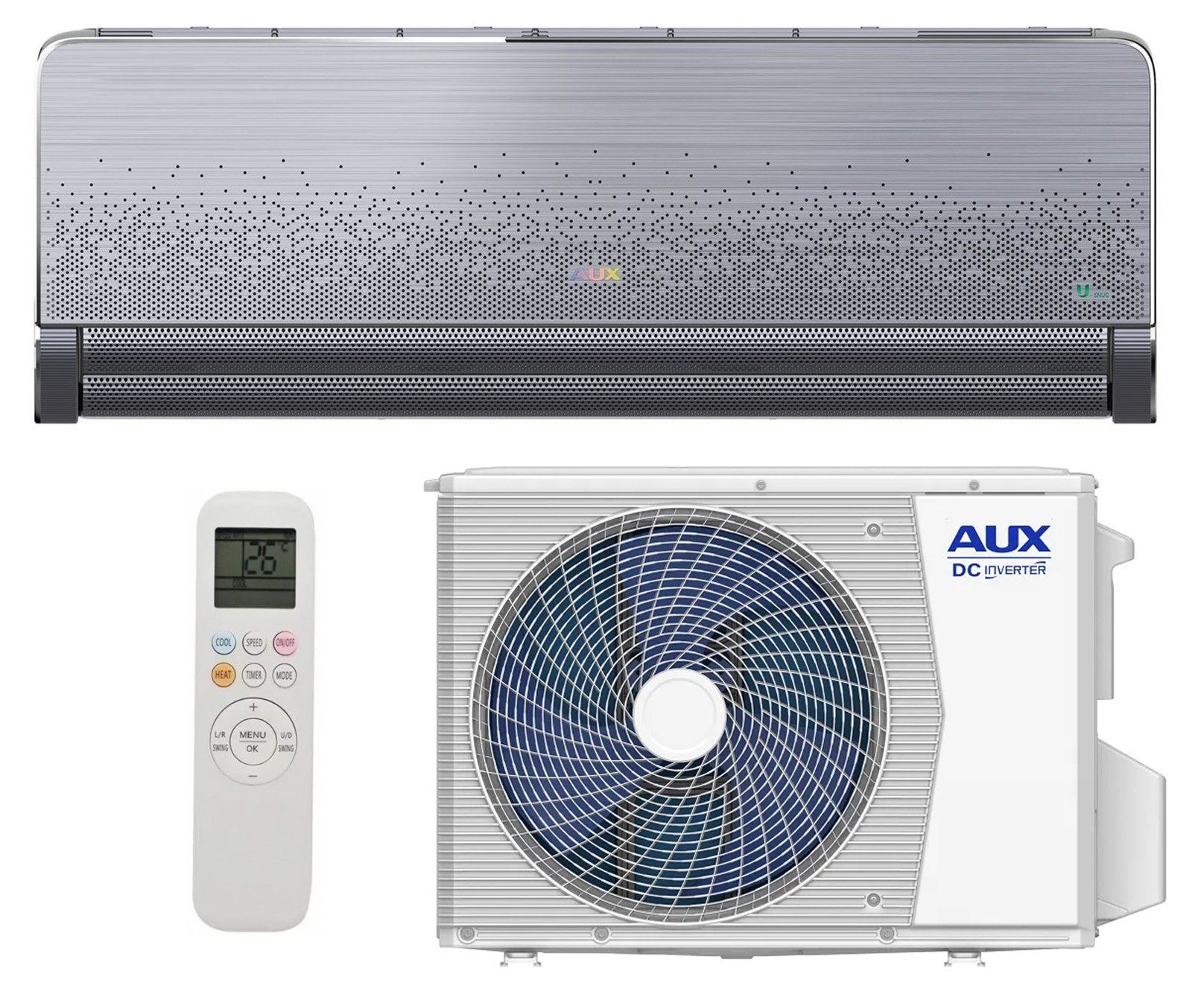 AUX C-Pro Grey AUX-12CPRO