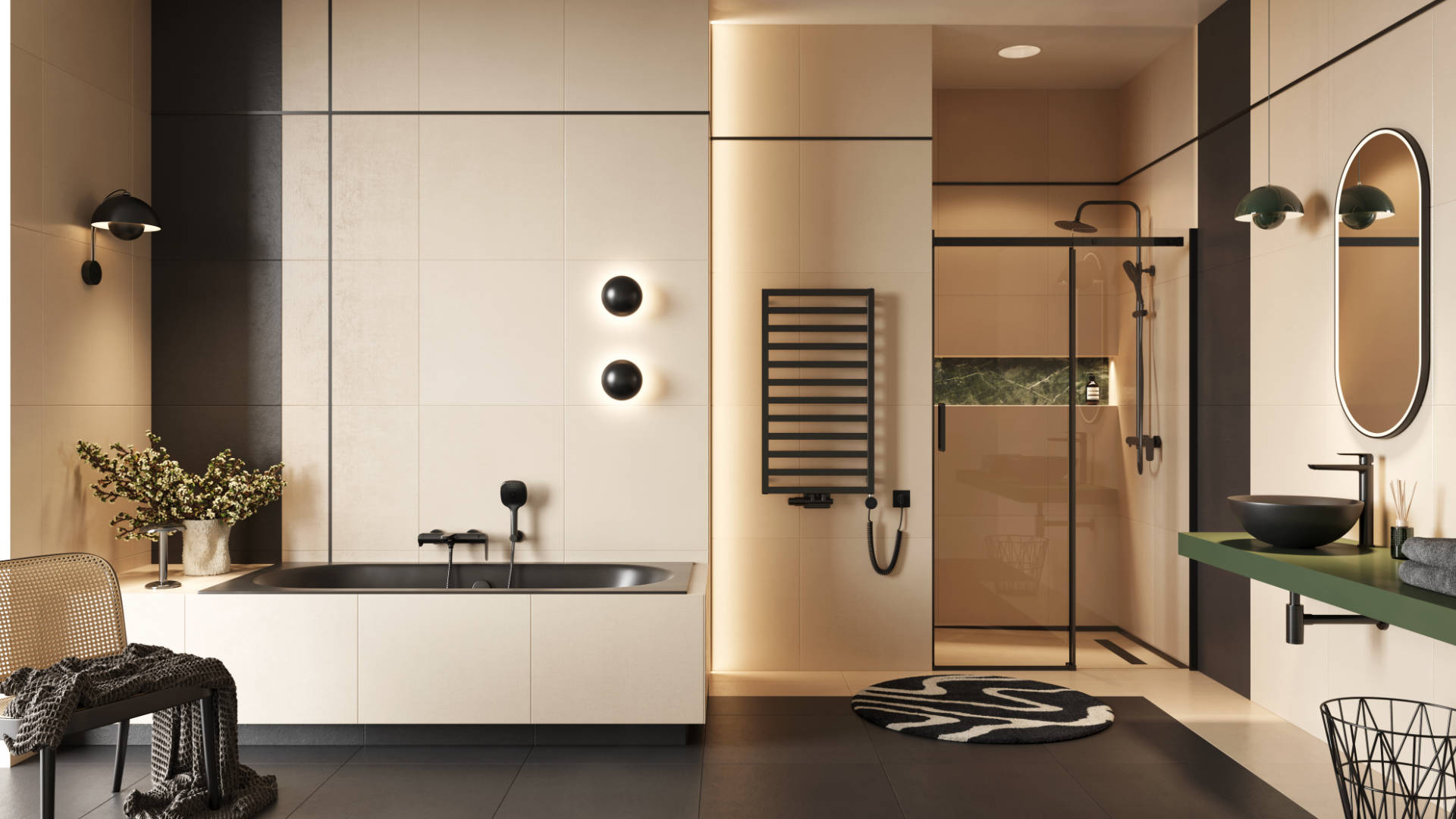 в продажу Сифон Excellent D54 чорний (INEX.2018BL) - фото 3