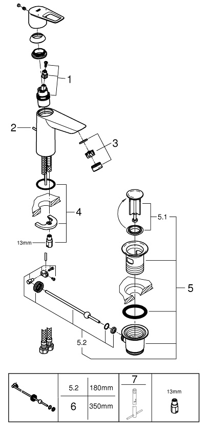 продукт Grohe BauLoop New UA123215M0 - фото 14