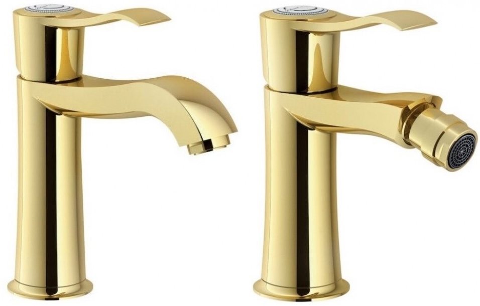 Набор смесителей Nobili Sofi Royal Gold (SI98118-1GDP+SI98119-1GDP)