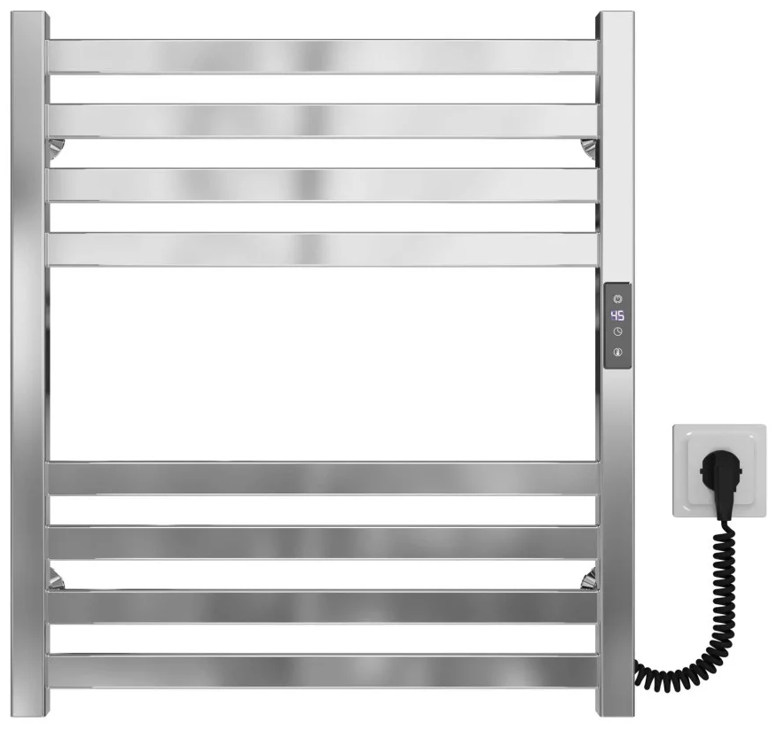 Рушникосушка Deffi Magnus П8 500*600 Е Хром, JD04, Праве підключення (A.MA.60.50.8.E.C.R.2)