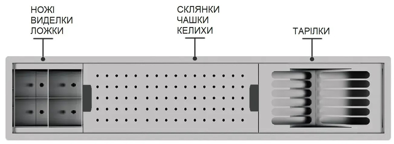 в продаже Встраиваемая сушилка-органайзер для посуды Fabiano FIDO 100 Inox - фото 3