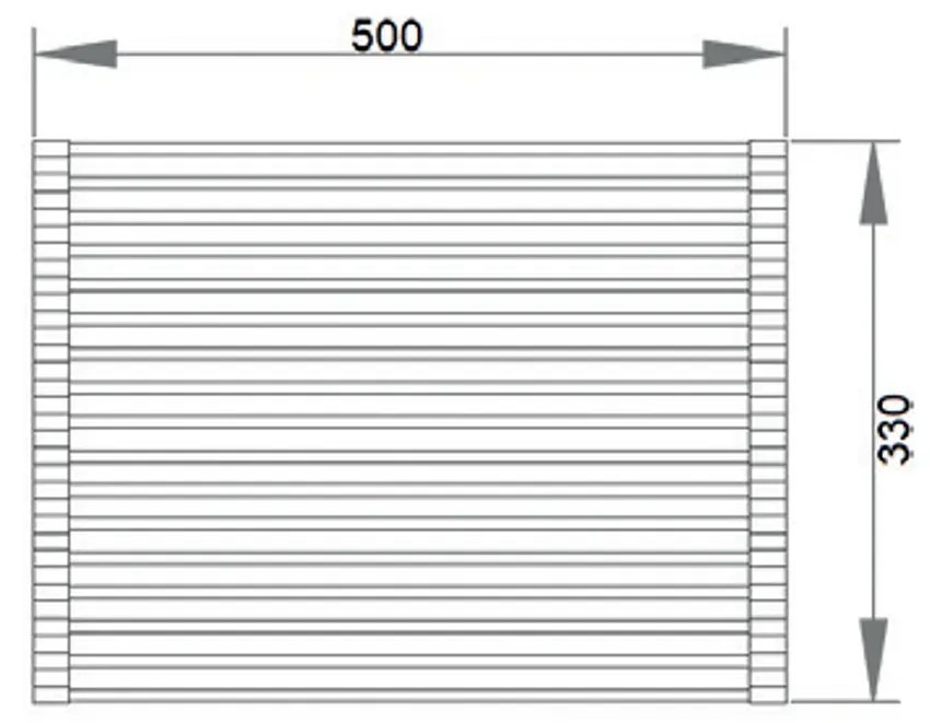 Fabiano 500.330 Black Габаритные размеры