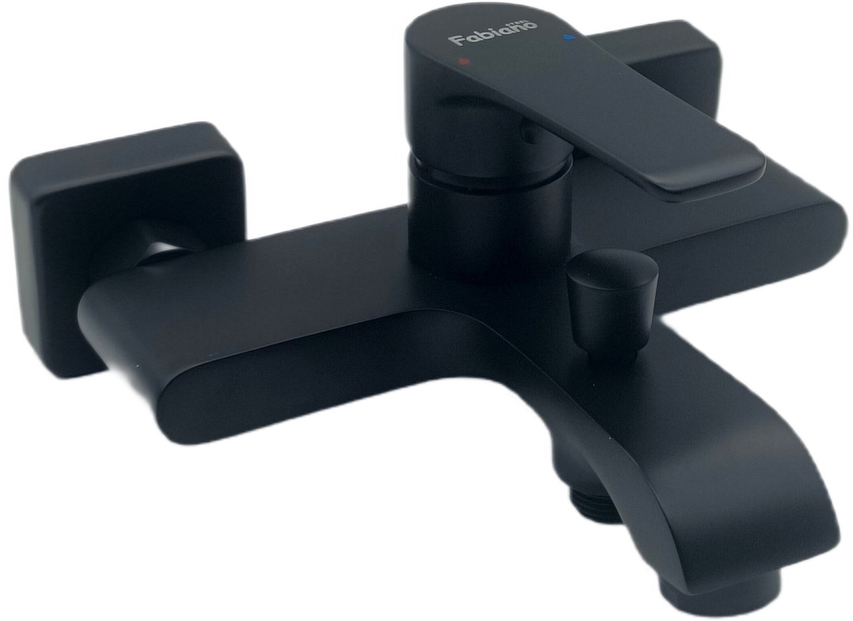 Смеситель для ванны Fabiano Stylo 16401 Black (8231.403.1504) цена 4754 грн - фотография 2