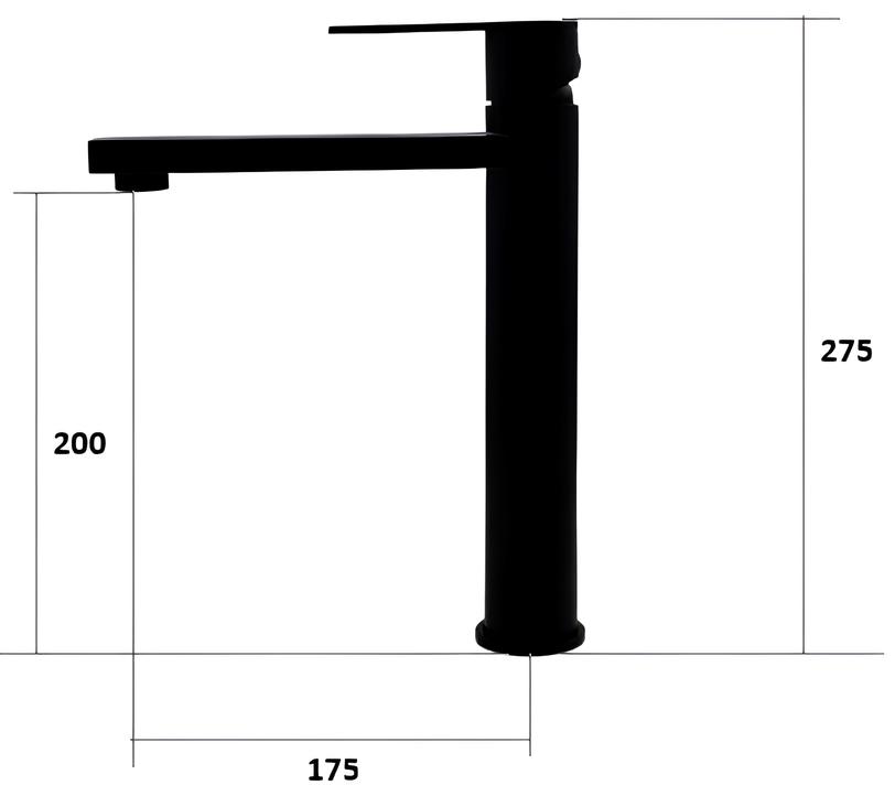 Fabiano Alvi 30202 Graphite (8231.401.1589) Габаритні розміри