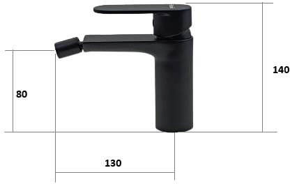 Fabiano Modena 10302 Graphite (8231.401.1575) Габаритні розміри