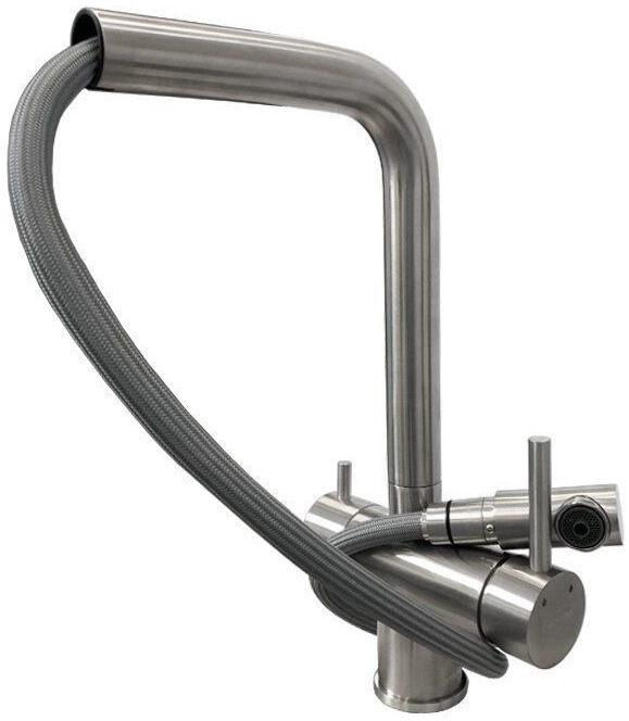 Змішувач для кухні Fabiano FKM 3116P SS Inox (8231.401.0766) ціна 8423 грн - фотографія 2