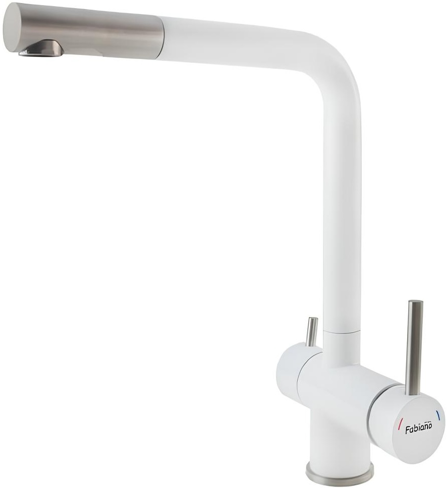 Смеситель для кухни Fabiano FKM 317 SS Alpine White (8231.401.0229)